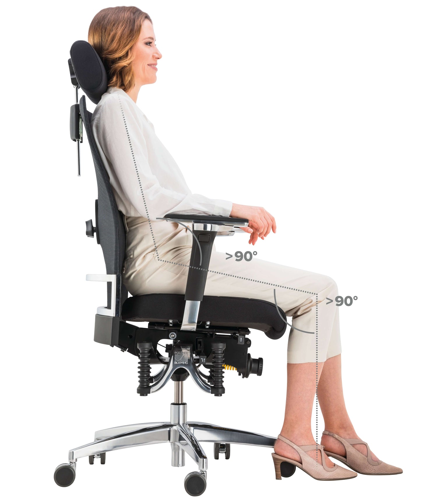 HAIDER BIOSWING Haider Bioswing 660 iQ Leder - Bestseller - Bürowelten.eu