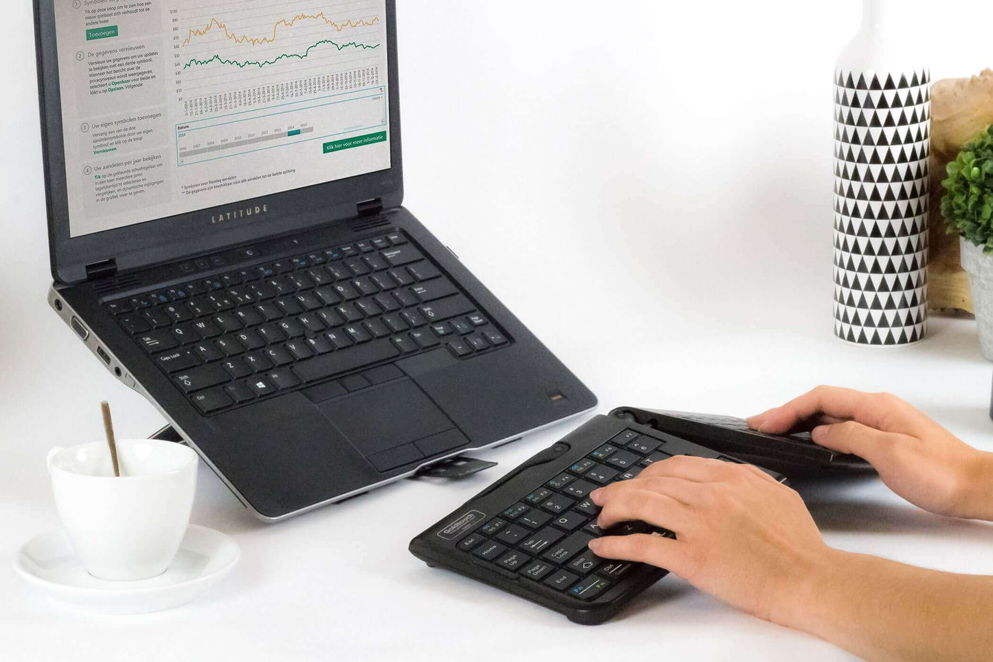 BakkerElkhuizen Tastatur Goldtouch Travel Go2 Wired - Bürowelten.eu
