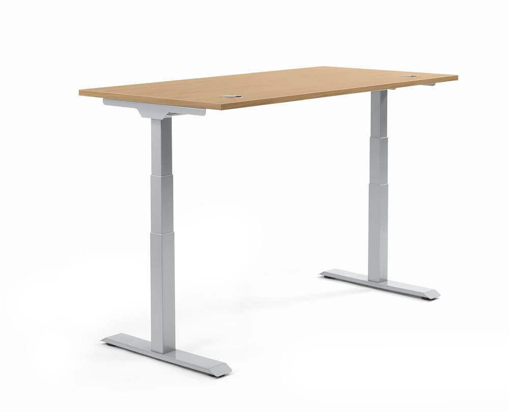 DESKIN Höhenverstellbarer Sitz-Steh-Tisch Flex Modul - Bürowelten.eu