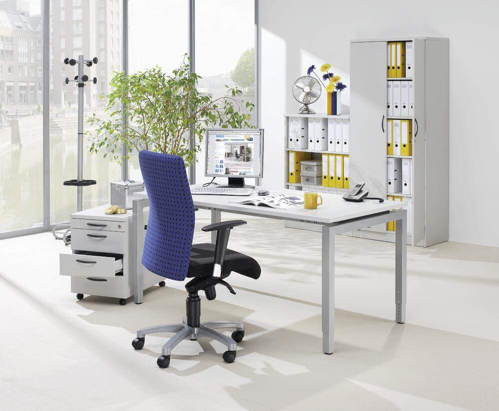 DESKIN Schreibtisch 4-Fuß Comfort Multi M - Bürowelten.eu