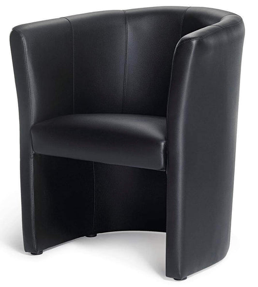 DESKIN Club-Sessel - schwarz - Bürowelten.eu