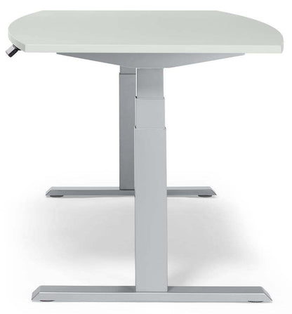 DESKIN Sitz-/Steh-Besprechungstisch, höhenverstellbar 640-1300mm - Bürowelten.eu