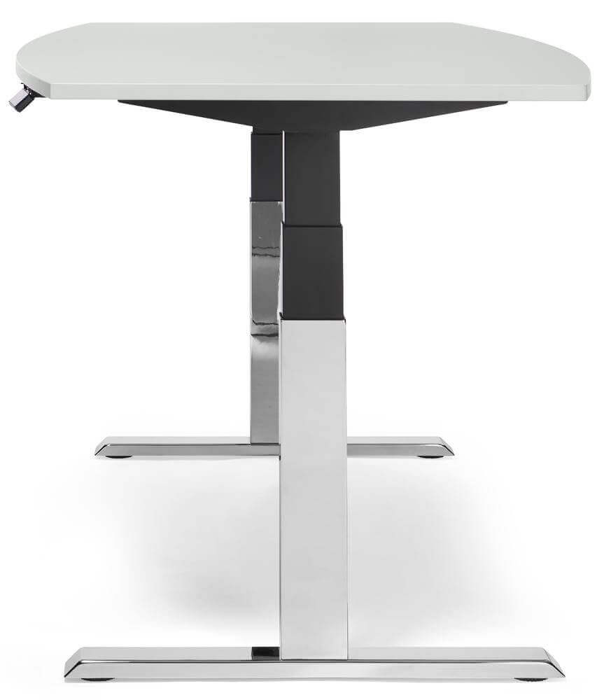 DESKIN Sitz-/Steh-Besprechungstisch, höhenverstellbar 640-1300mm - Bürowelten.eu