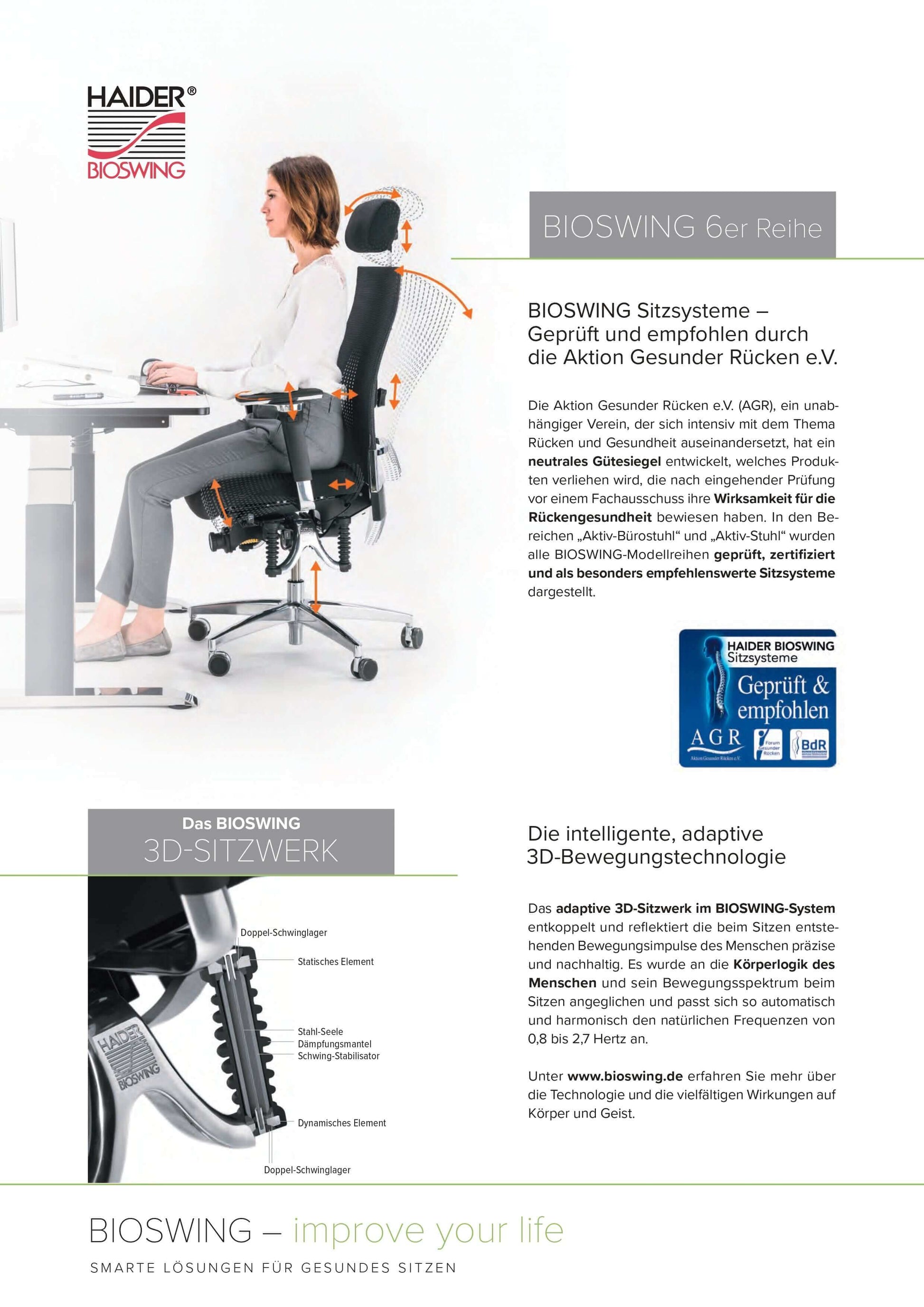 HAIDER BIOSWING Haider Bioswing 660 iQ Netz - Bestseller - Bürowelten.eu